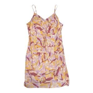 Nine West Pink and Yellow Sleeveless Dress - Size XXL